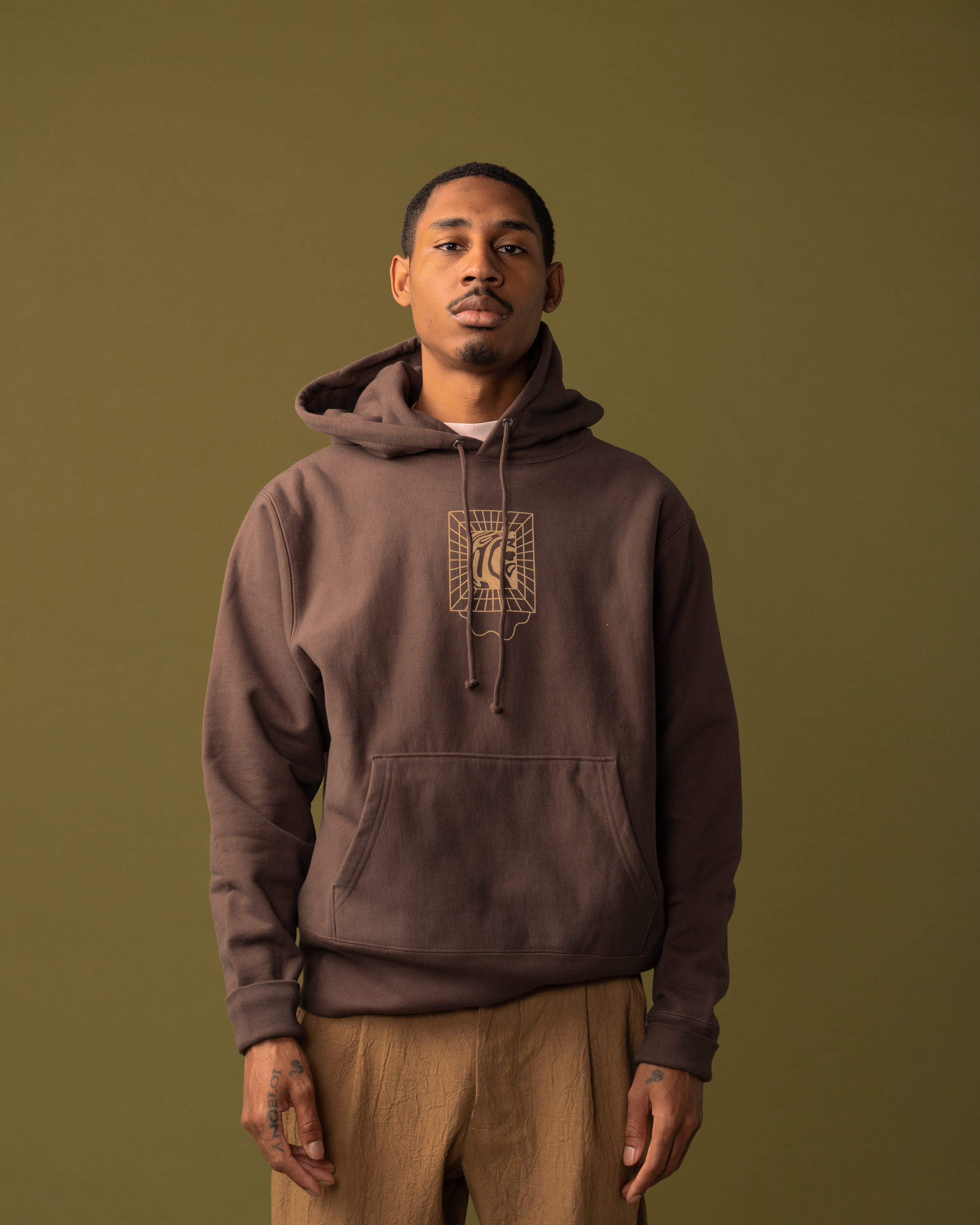 Staple Hoodie - Dye Vat - Chocolate