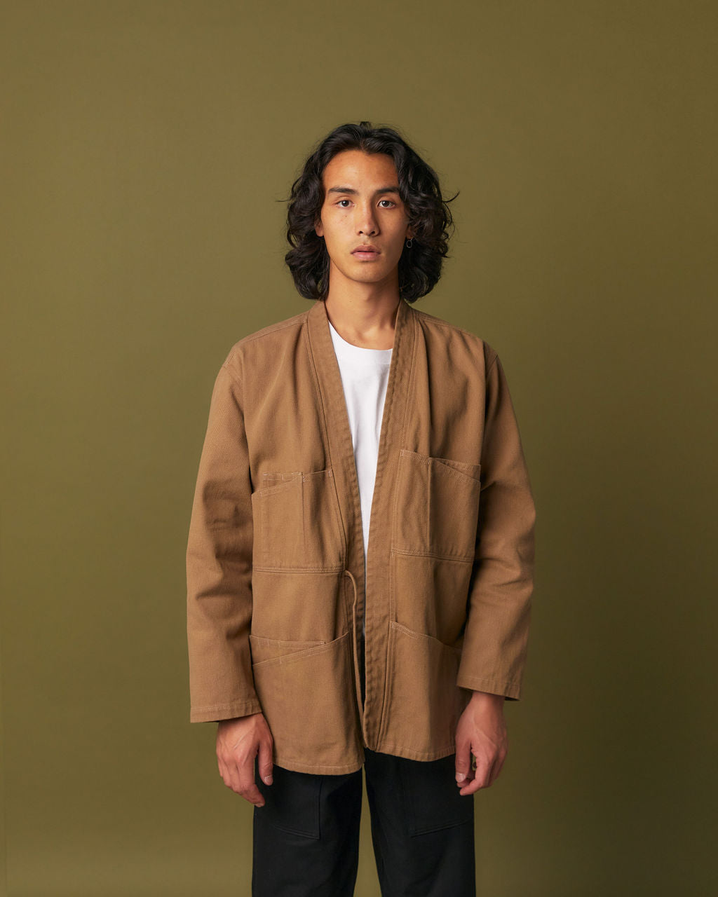 SAMPLE SALE: Noragi Jacket - Brushed Cotton - Earth