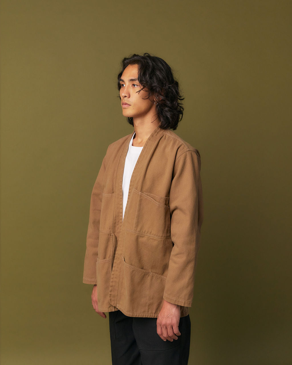 SAMPLE SALE: Noragi Jacket - Brushed Cotton - Earth