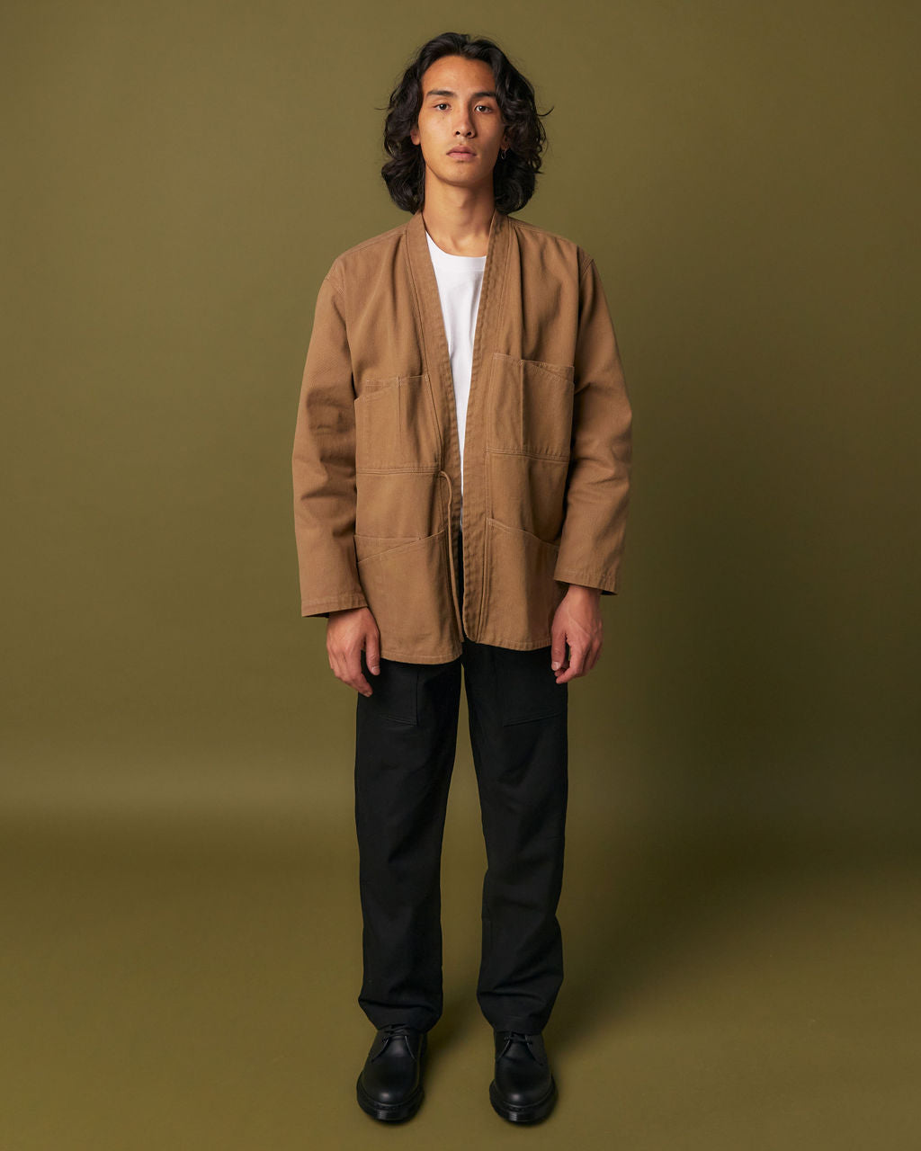 SAMPLE SALE: Noragi Jacket - Brushed Cotton - Earth