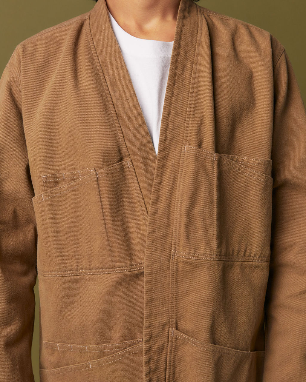 SAMPLE SALE: Noragi Jacket - Brushed Cotton - Earth