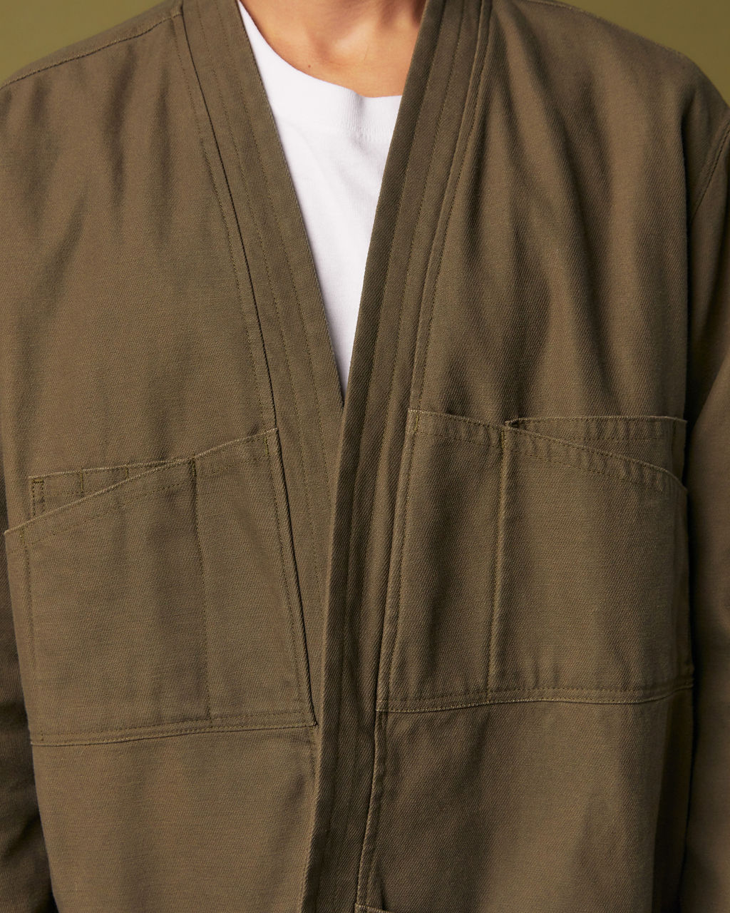 SAMPLE SALE: Noragi Jacket - Brushed Cotton - Olive