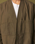 SAMPLE SALE: Noragi Jacket - Brushed Cotton - Olive