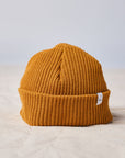 Cotton Knit Beanie - Yellow