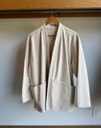 Noragi Work Coat - Off white modified pockets (sample sale)