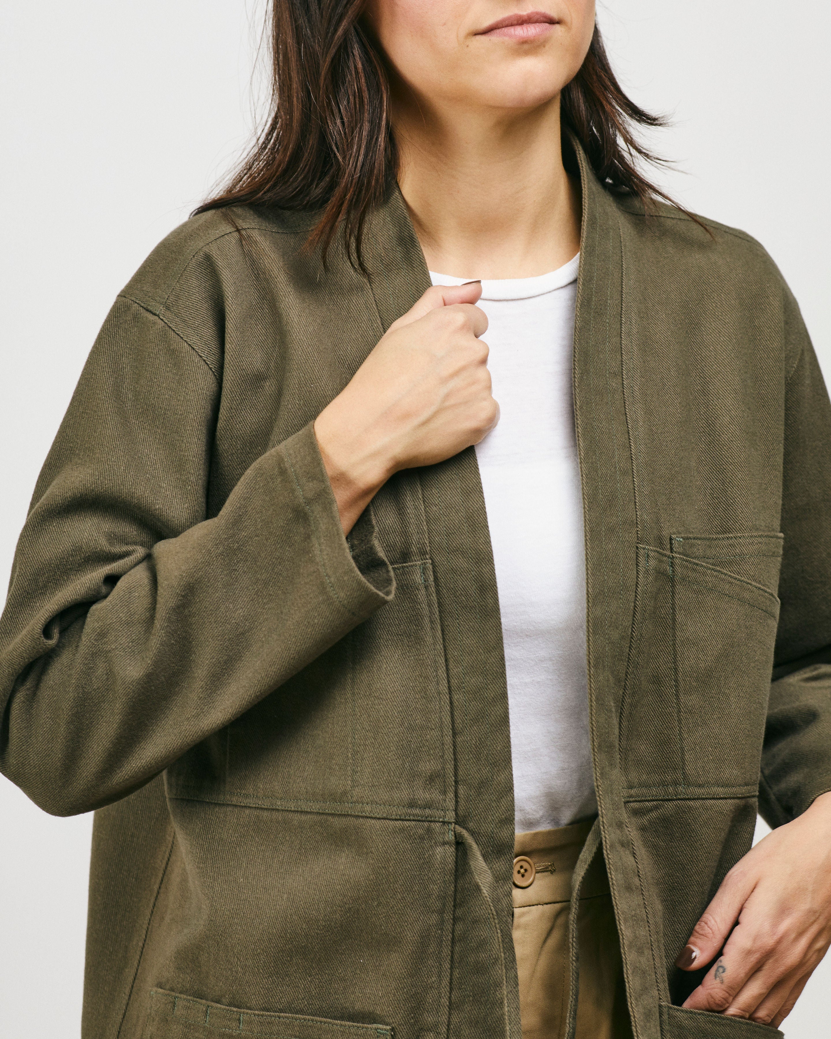 Noragi Work Coat - Green